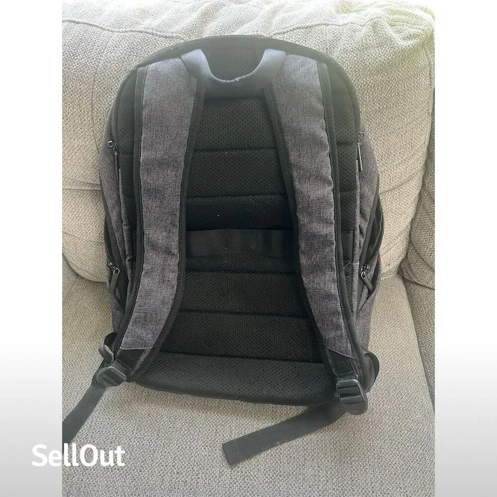 Targus Invoke Compact Laptop Backpack Gray Unisex Everyday Use